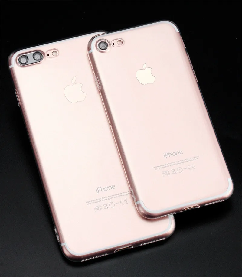 Ультратонкий Мягкий силиконовый прозрачный чехол из ТПУ для Apple iPhone 6 S Plus Funda Silicona