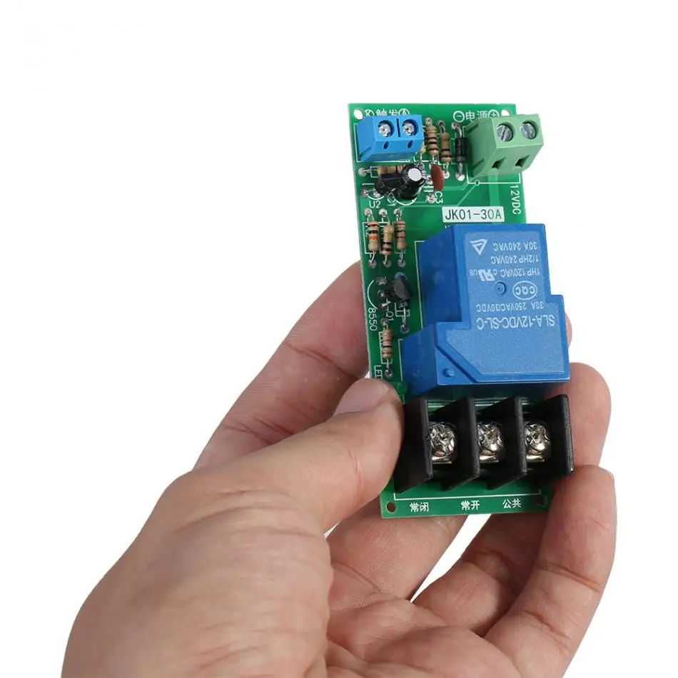 Релейный модуль включения/выключения таймера с задержкой 12 В постоянного тока 0-60