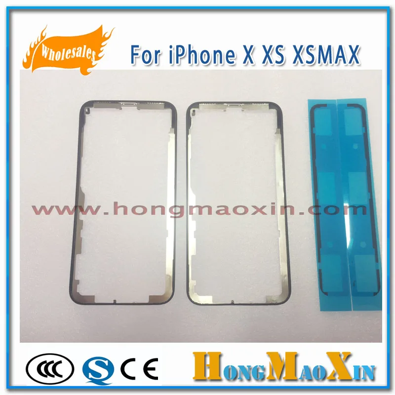 2 шт./лот рамка Шасси средняя Рамка для iPhone 11 Pro Max X XS XSMAX Переднее стекло сенсорный