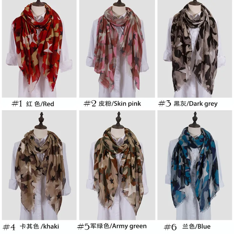 Лидер продаж плотная Пентакль хиджаб Макси платки Для женщин Шарфы для