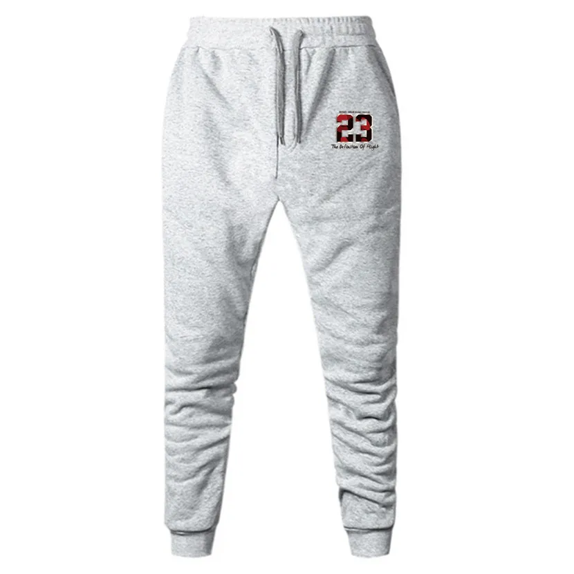 Light gray 79 Высокое качество мужские брюки Jordan 23 брюки для бега мужские повседневные спортивные брюки Бодибилдинг мужские спортивные брюки S-XXXL - Цвет: Light gray 79