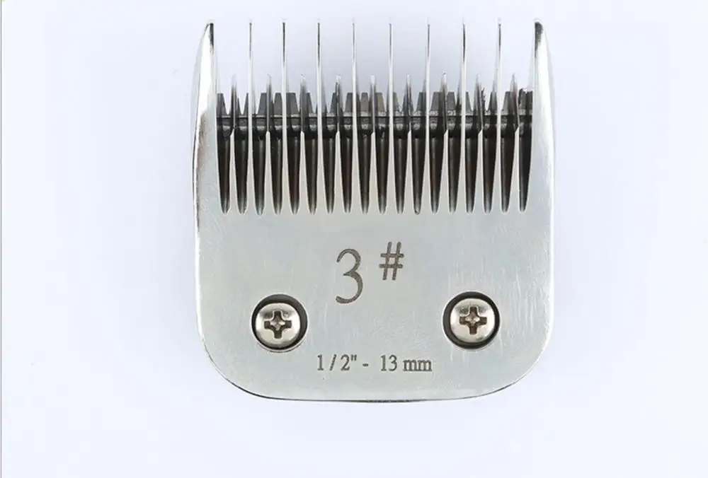 Профессиональная машинка для стрижки животных A5 blade 7FC 10#40#15 3F 4F 5F 7F 30#15# подходит для большинства Andis и Oster кусачки для ухода за домашними животными Замена - Цвет: Золотой