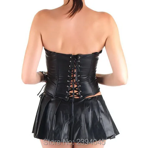 Новинка 2016 женские сексуальные корсеты и бюстье на талии для женщин черная
