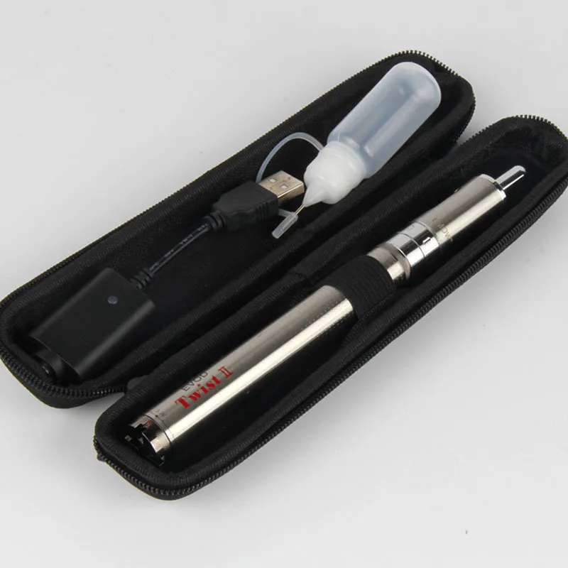 EVOD Twist2 батареи 1600 мАч электронная сигарета starter kit с контроля потока воздуха танк