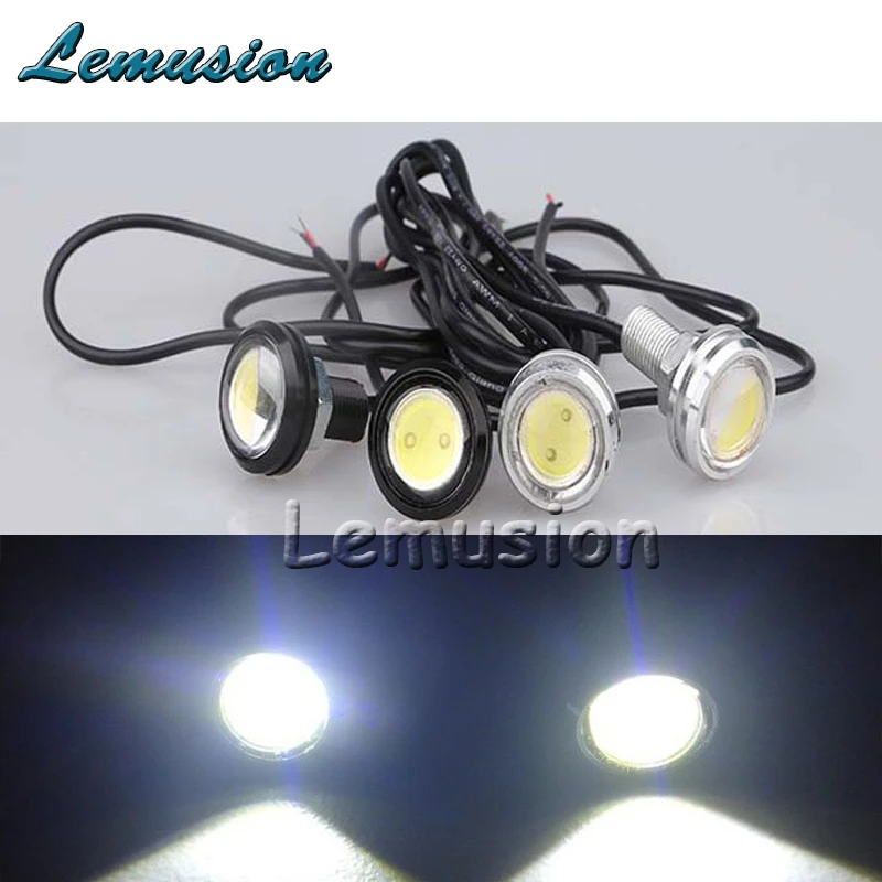 2X 18 мм Eagle Eye DIY DRL автомобиль для Honda Civic 2006 2011 Accord Fit CRV HRV City Jazz Fiat 500 Punto Stilo Bravo