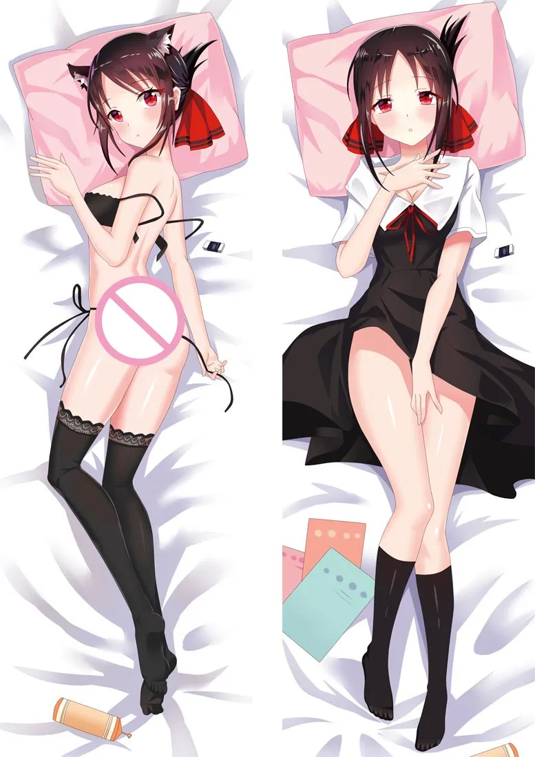 2019 March Anime Kaguya sama: Love Is War Shinomiya Fujiwara Chika Dakimakura наволочка обнимающая