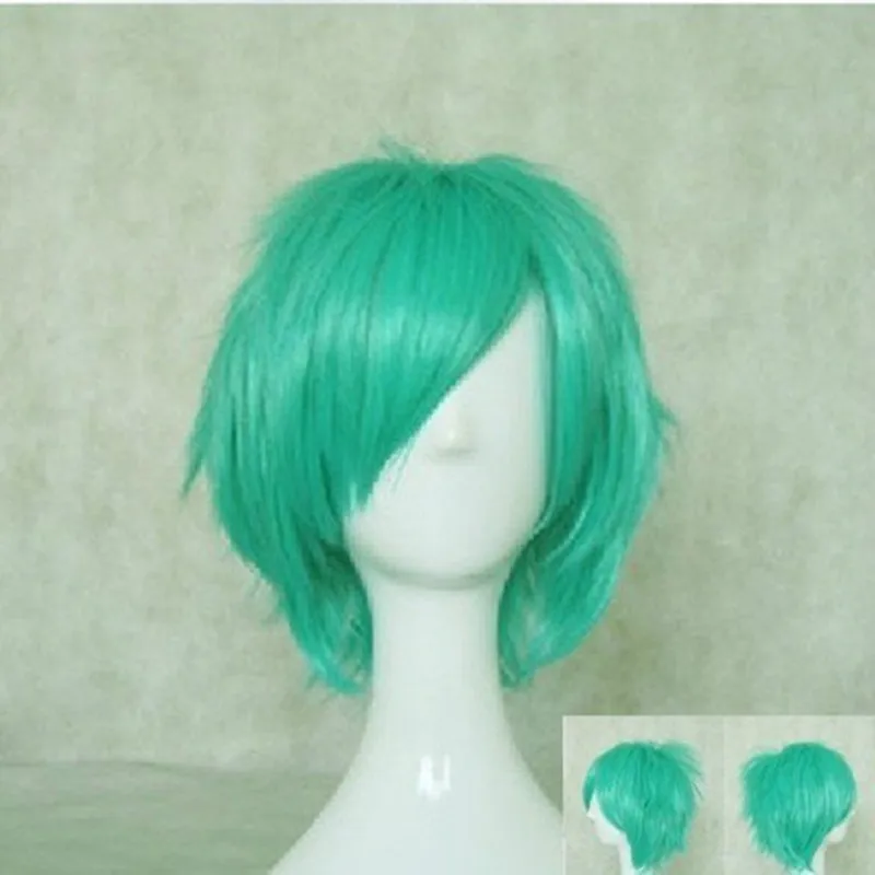 HAIRJOY синтетические волосы парики Косплей парик короткий слоистый серый синий зеленый блондин розовый 9 цветов