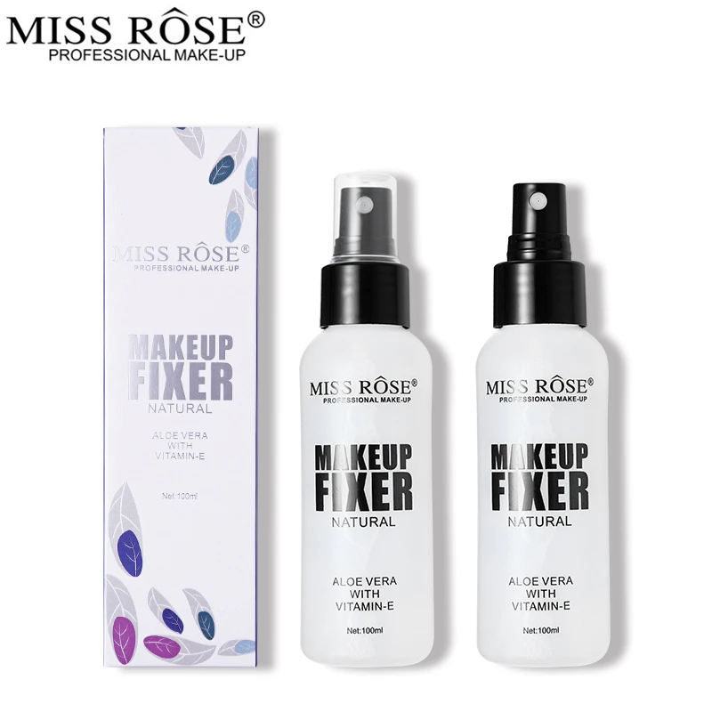 Miss Rose Setting Spray матовая основа для макияжа лица фиксатор увлажняющий освежающий стойкая основа для лица макияж 100 мл