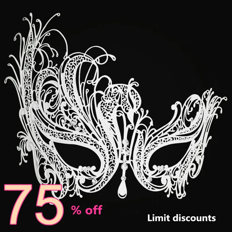 Роскошная маска Limit скидки Хэллоуин Женская Лебедь лазерная резка Венецианская