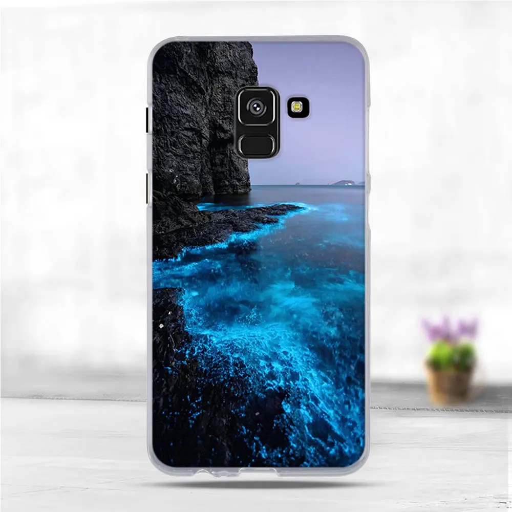 Для Samsung Galaxy A8 (2018) A530F чехол TPU ультра тонкий мягкий для защитный | Мобильные