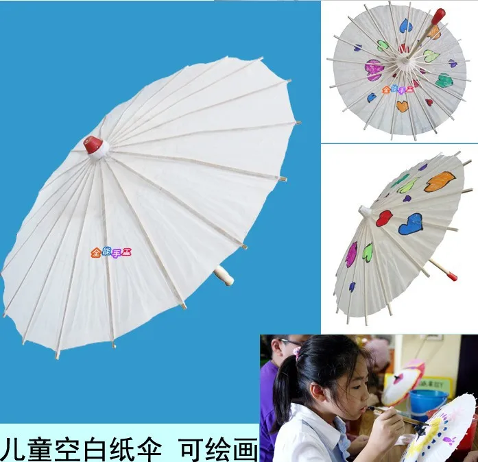 Оптовая продажа 100 шт./лот Новые красочные/белые бумажные зонты Свадебный зонтик