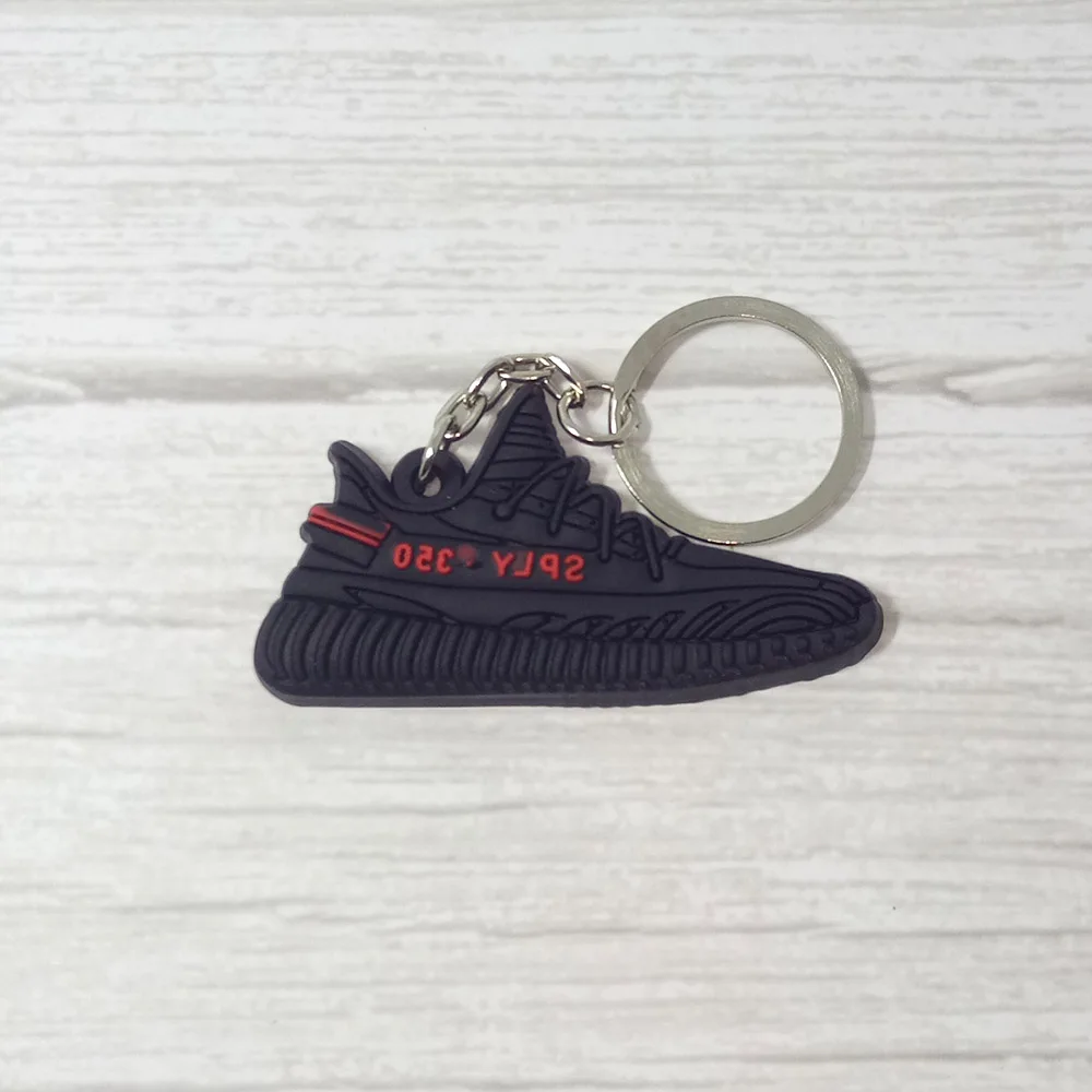 Мини Силиконовый BOOST 350 V2 брелок в форме обуви сумка Шарм для женщин мужчин детей брелок для ключей Подарочный SPLY-350 шикарный брелок в виде кроссовка