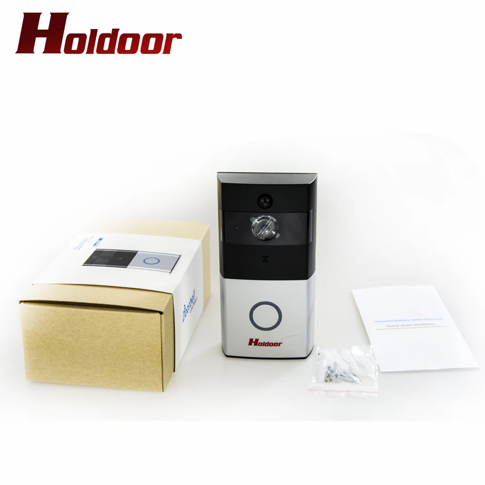 Holdoor Video Doorbell Smart bell 720P HD Wifi Security Camera Real-Time Two-Way Talk Night Vision PIR Motion Detection Wireless |
