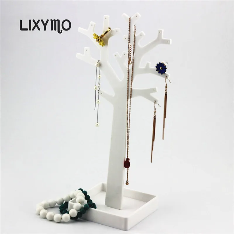 LIXYMO Косметический Макияж Ювелирные изделия дерево форма органайзер для хранения