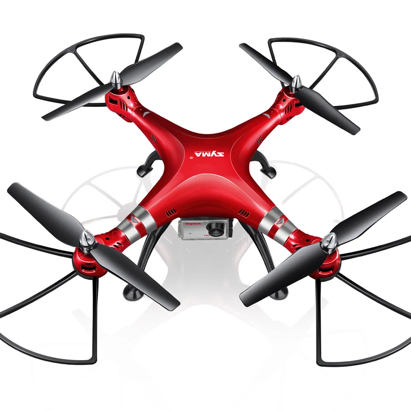 Syma X8HG RTF Радиоуправляемый Дрон Квадрокоптер с камерой 8.0MP 1080P HD автоматический