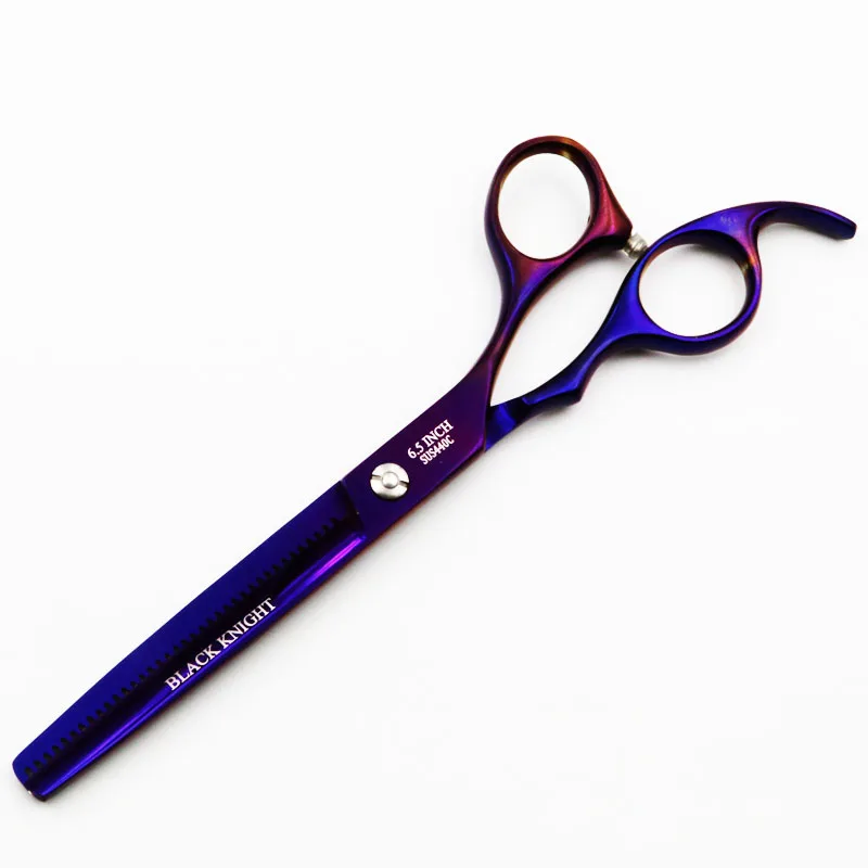 Черные рыцарские 6 5 дюймовые ножницы для истончения волос 37 зубы