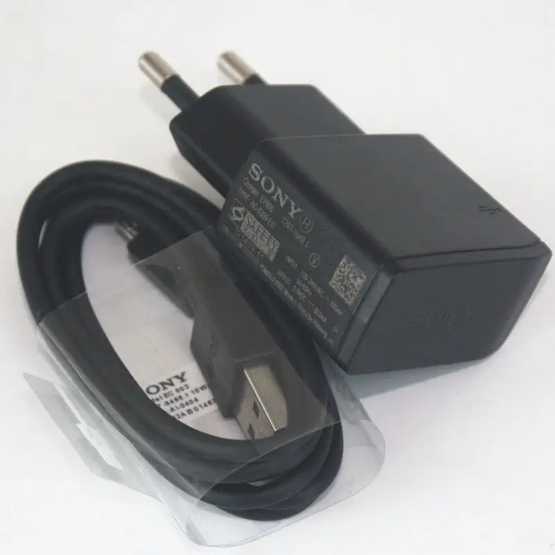 Оригинальное зарядное устройство Sony EP800 EU + EC803 USB кабель для Xperia Z X XA Z2 Z3 X10|wall charger|eu