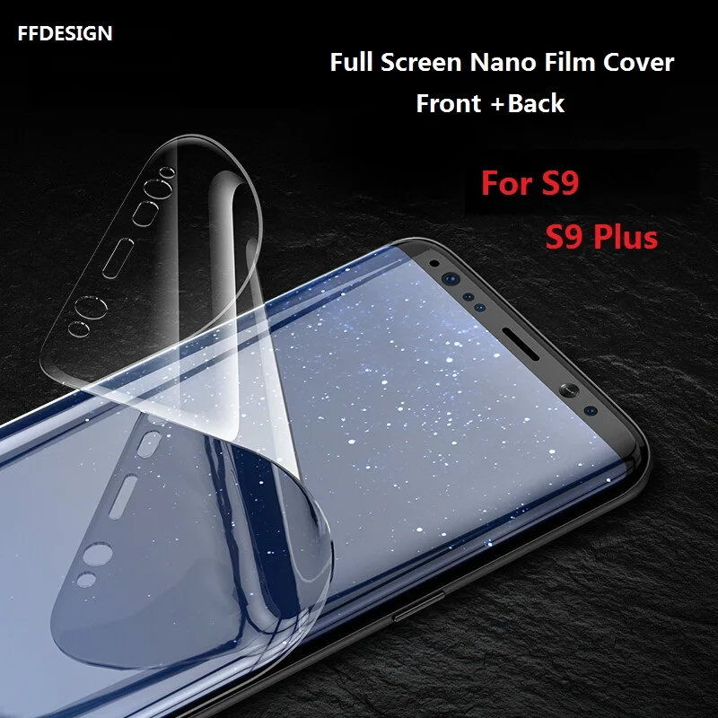 Защитная пленка на весь экран для Samsung S9 Galaxy Plus (не стекло) защитная экрана |