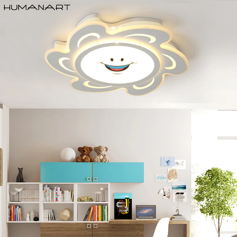 Sun smile современный светодиодный потолочный светильник для детской комнаты