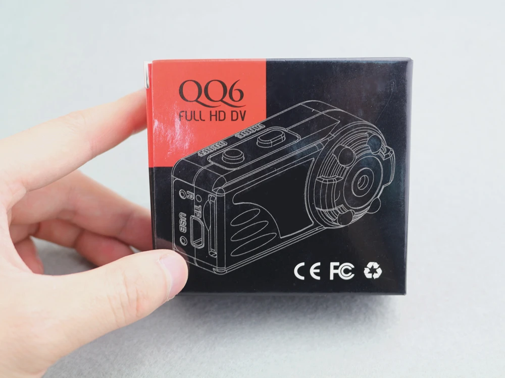 SMARCENT QQ6 HD 1080P широкоугольная микро камера с датчиком обнаружения движения USB Mini DV