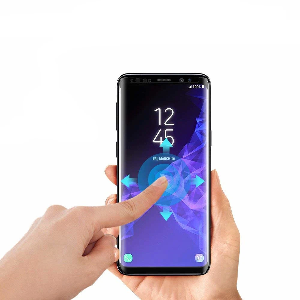 2 шт. 3D закаленное стекло защита для экрана Samsung Galaxy S9 Plus S8 Note 9 8 защитный чехол