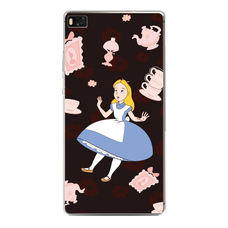 Luxury flower Soft Clear TPU Cute Simple Phone Case For huawei P10plus P8 P9lite honor 3c 4c 6a 7 89 5c Snow White Free Shipping | Мобильные