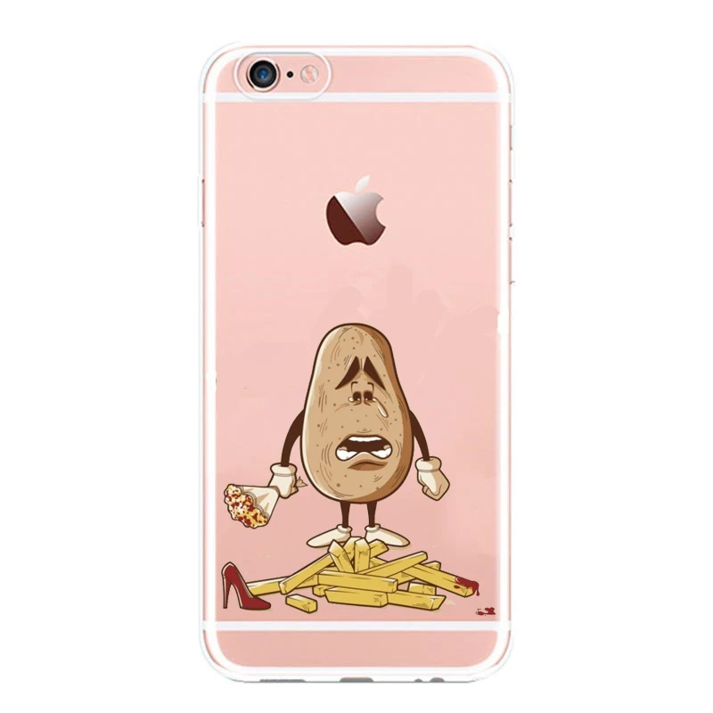 Taste buds lovely cartoon steaks mobile phone TPU soft shell fashion For Iphone 6s X 8 7pius 5s 7 6PIUS | Мобильные телефоны и