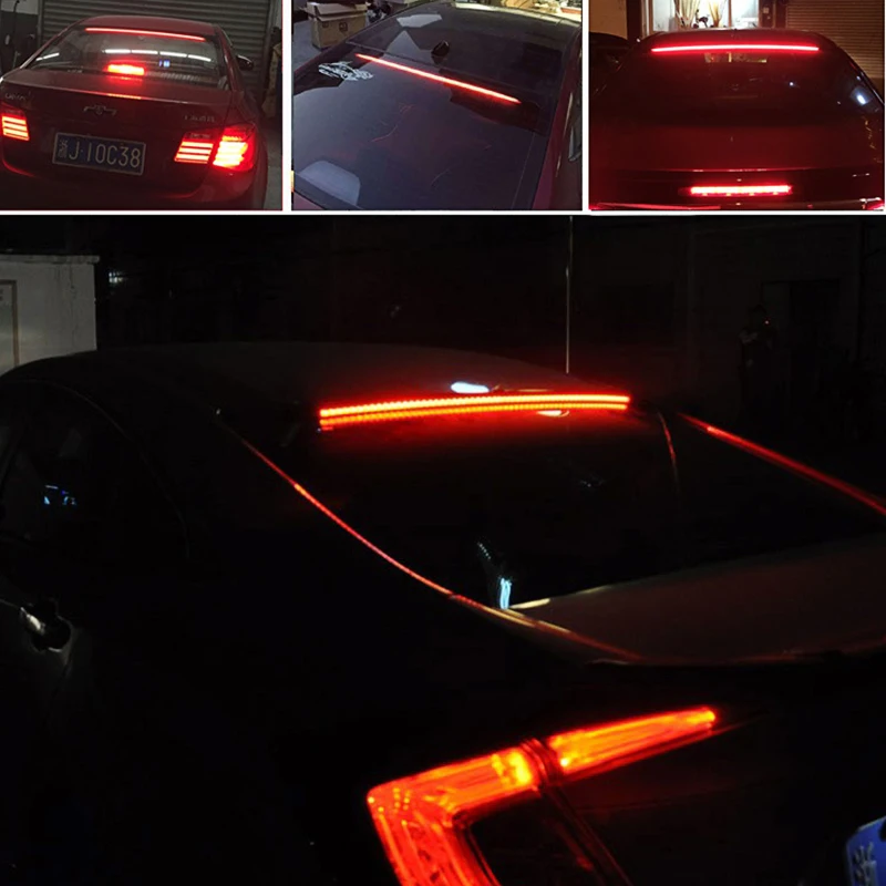 Красный светодиодный автомобиль дополнительный тормозной светильник