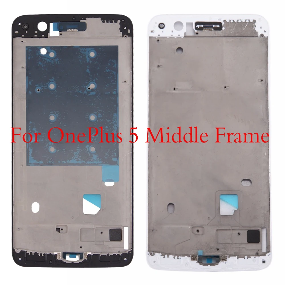 Запасные части для OnePlus 5 A5000 LCD передняя рамка средняя oneplus 1 + Аксессуары|Корпусы и