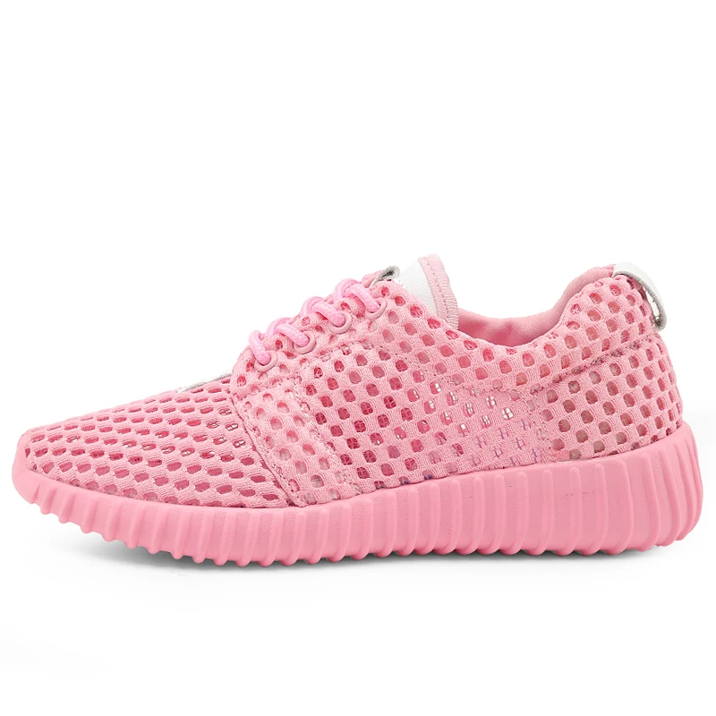 2018 летние новые стильные дышащие кроссовки из сетчатого материала для женщин