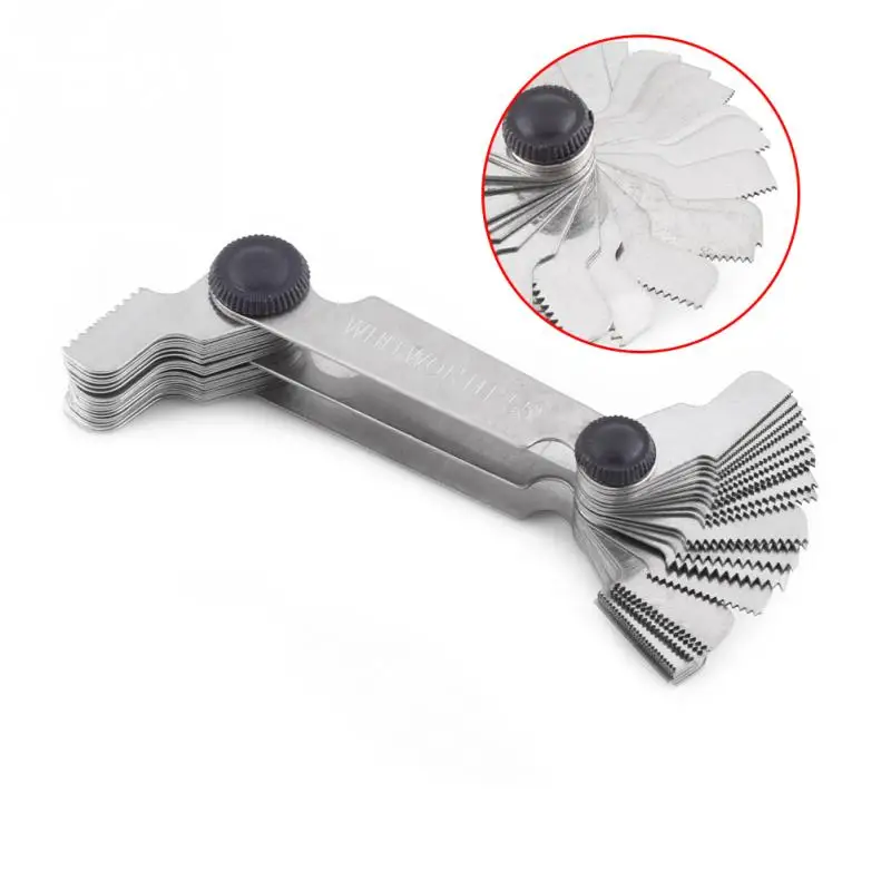51/52Pcs Stainless Steel Thread Plug Gage 60 and 55 Degree Screw Pitch Measuring Tool | Инструменты