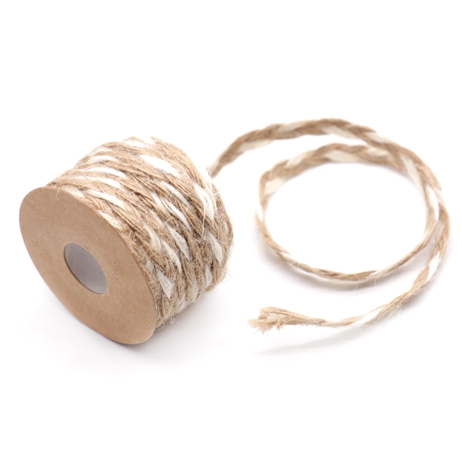 5m Natural Hessian Jute Burlap Twine Ribbon Hemp Rope Cord String For DIY Scrapbooking Craft Tag Label Rope Wedding Party Supply