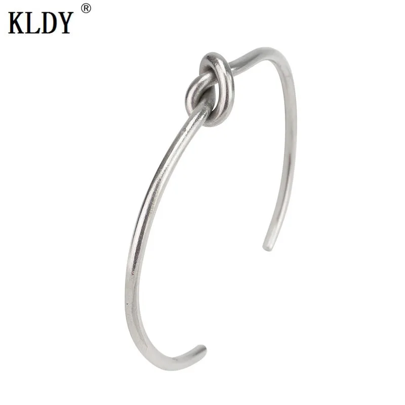 Мужской браслет KLDY из нержавеющей стали золотого и серебряного цвета|Браслеты| |