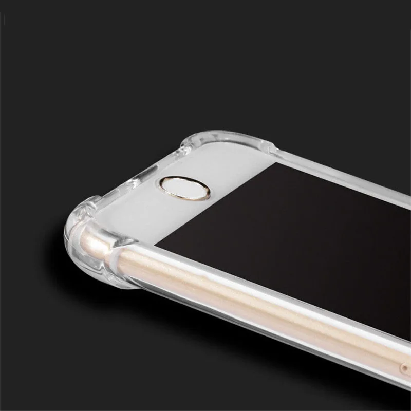 Противоударный ударопрочный резиновый чехол для iPhone 7 Plus X 5S SE 6 6S 8 XR XS MAX TPU Meizu M3 Note