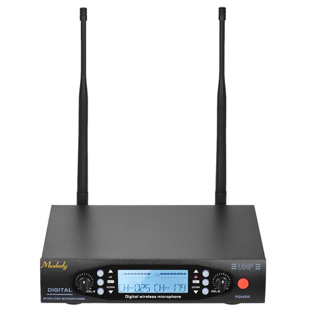Профессиональный цифровой UHF беспроводной ручной микрофон микрофонная система