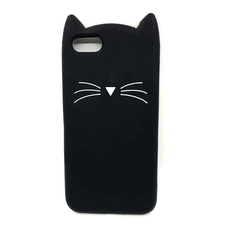 cat black Чехол для Honor 7A, 5,45 дюйма, 3D, с милым рисунком Минни, единорога, кота, силиконовый чехол для huawei Honor 7A, DUA-L22, русская версия, чехол для Honor 7A - Цвет: cat black