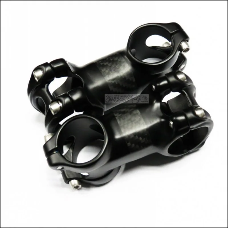 

No standard aluminum + 3K carbon grain mountain bike stem bicycle accessories 6 degree stem 60mm / 70mm optional
