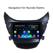 Головное устройство NAVITOPIA 9 дюймов 4G LTE Wi Fi для Hyundai Elantra 2011 2012 2014