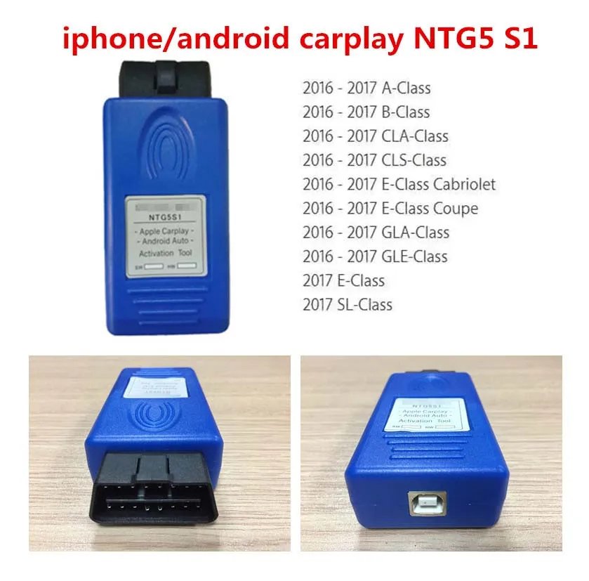 NTG5 S1 Apple CarPlay Android Авто активация инструмент для 2015 2018 Mercedes Benz более безопасный