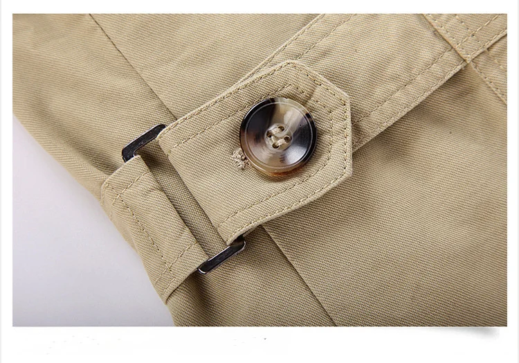 BOLUBAO Brand New Men Trench Coats Autumn Winter Casual Fashion Men's Solid Color Trench Medium Long Section Trench Male