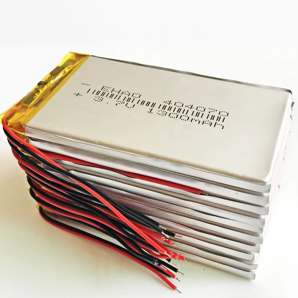 10 шт 3 7 V 1300mAh литий полимерный Li po lipo аккумуляторная батарея для электронных книг