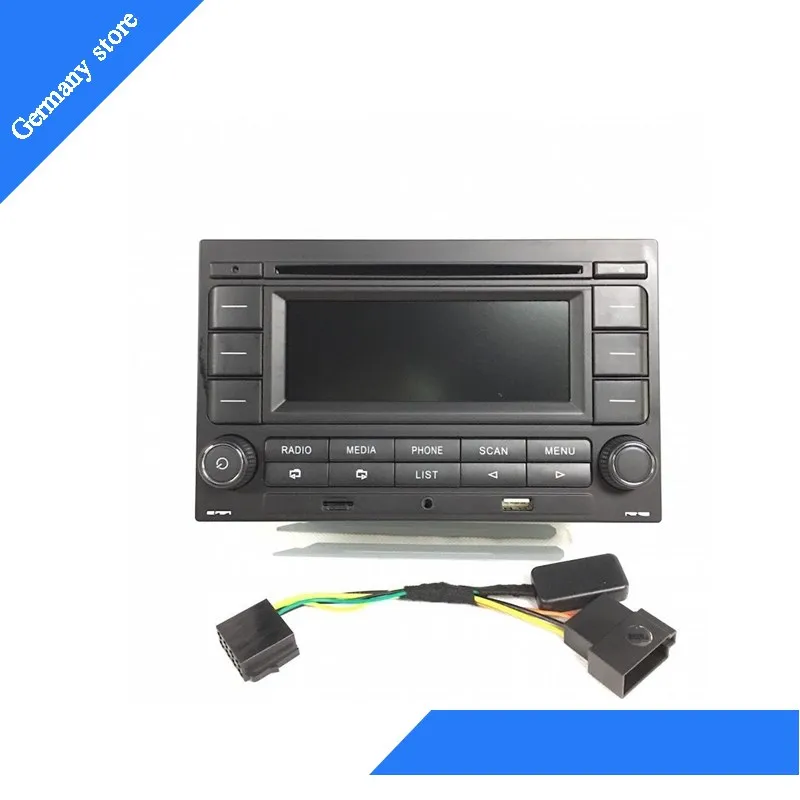 Автомобильный радиоприемник RCN210 CD-плеер USB MP3 AUX Bluetooth с проводом для Golf MK4 Passat B5 Polo