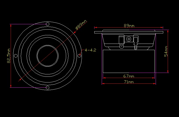 GHXAMP 3 дюйма 4OHM 25 Вт СЧ низкочастотный динамик с басами колонки стекловолокно для домашнего кинотеатра ПК настольный Bluetooth Портативный Аудио 2 шт