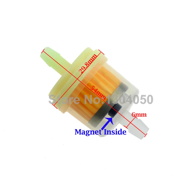 100 шт. встроенный газовый Магнитный топливный фильтр двигателя с магнитом 1/4