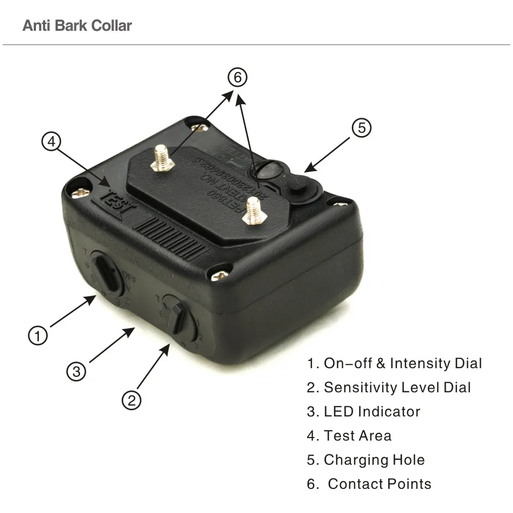 Собака Анти лающее устройство электронный ошейник для собак Водонепроницаемый