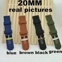 wholesale 100pcslot high quality 20mm nylon watch band nato straps waterproof watch strap wbz002