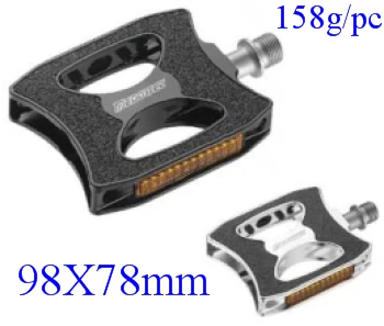 

Pedotec PT-CF158 CNC Precision Machining of Aluminum Alloy Grinding Body Bike Pedal 98X78mm 158g/pc Bicycle Parts