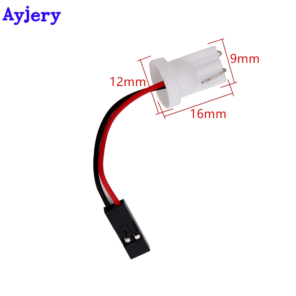 AYJERY 200 шт. T10 Ba9s T4w Festoon соединительный провод кабели для светодиодных светильников