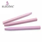 Розовый скраб для ухода за ногтями ELECOOL, кварц, шлифование стержни для удаления кутикулы, пилки для ногтей, буферные инструменты для ухода за ногтями, 1 шт.