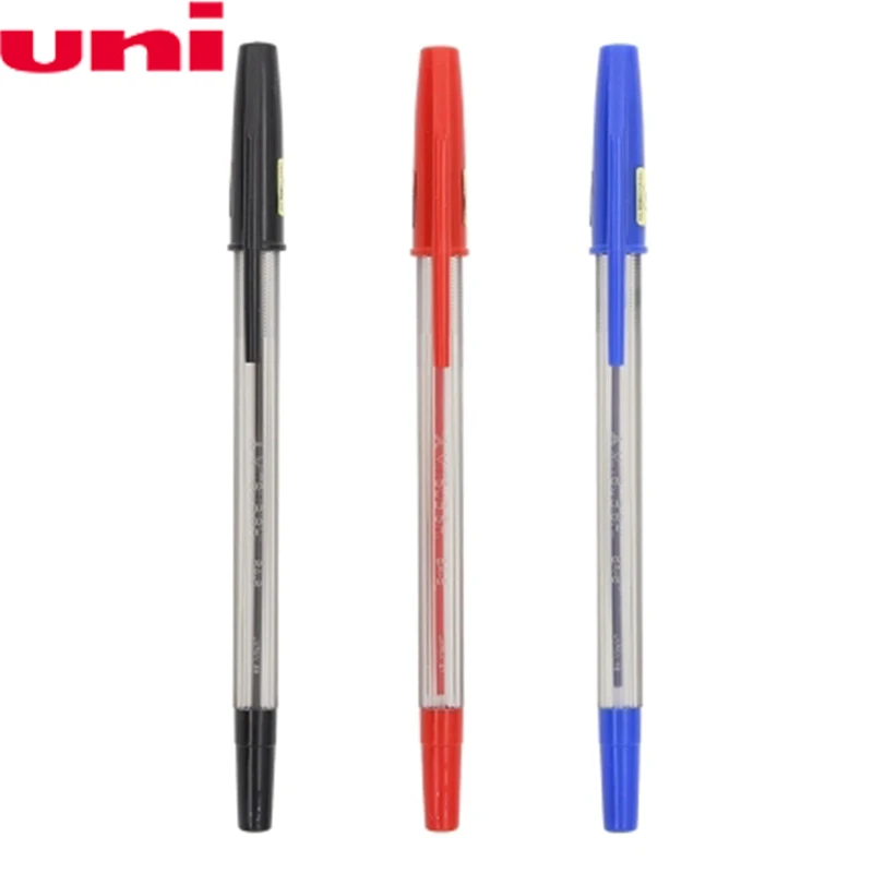 

Классические качественные шариковые ручки Uni, 2 шт., 0,7 мм, 3 цвета на выбор, гладкие ручки для письма